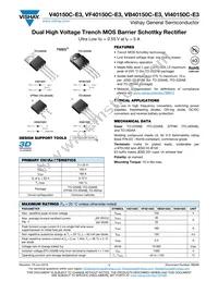 VI40150C-E3/4W Datasheet Cover