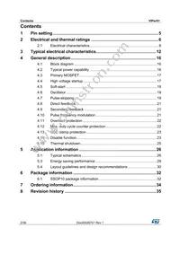 VIPER011XS Datasheet Page 2