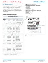 VIT028H3U600C002 Datasheet Page 21