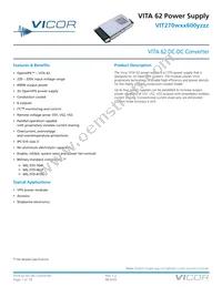 VIT270H3U600C002 Datasheet Cover