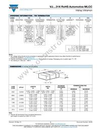 VJ1210A332FFBAT Datasheet Page 3