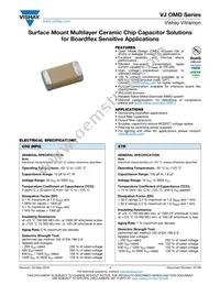 VJ1812A120FXHAT4X Datasheet Cover