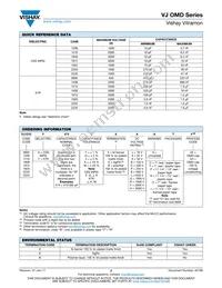 VJ1812Y222KEFAT4X Datasheet Page 2