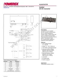 VLA107-677R Datasheet Cover