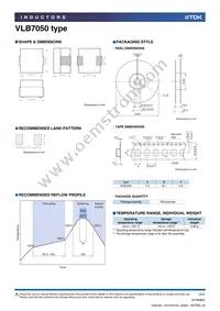 VLB7050HT-R11M Datasheet Page 3