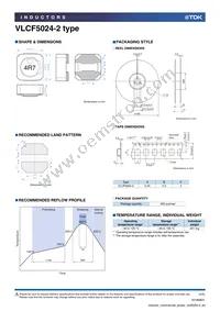 VLCF5024T-3R3N1R4-2 Datasheet Page 4