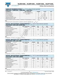 VLDR1235R Datasheet Page 2