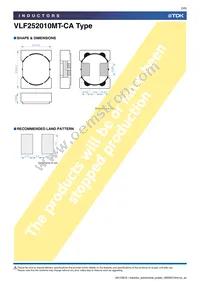 VLF252010MT-R68N-CA Datasheet Page 5