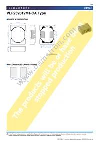 VLF252012MT-R68N-CA Datasheet Page 5