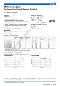 VLF3010ST-100MR53 Datasheet Cover