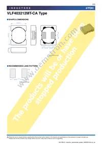 VLF403212MT-100M-CA Datasheet Page 5