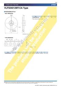 VLF504012MT-220M-CA Datasheet Page 9