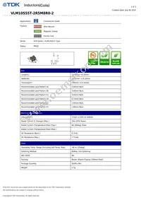 VLM10555T-2R5M8R0-2 Datasheet Cover