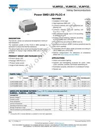 VLMK32ABBB-GS08 Datasheet Cover