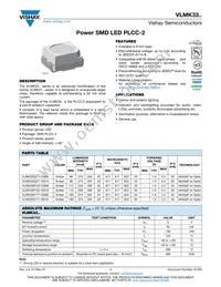 VLMK33R2T2-2-GS08 Datasheet Cover