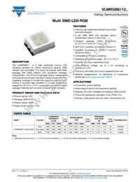 VLMRGB6112-00-GS08 Datasheet Cover