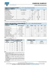 VLMS3101-GS18 Datasheet Page 2
