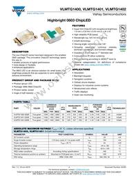 VLMTG1400-GS08 Datasheet Cover