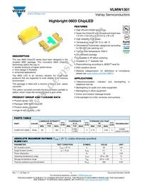 VLMW1301-GS08 Datasheet Cover