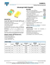 VLMW1502-GS08 Datasheet Cover