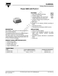 VLMW3201-GS18 Datasheet Cover