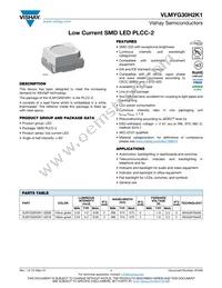 VLMYG30H2K1-GS18 Datasheet Cover
