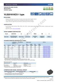 VLS201610CX-100M-1 Datasheet Cover