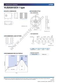 VLS252012CX-150M-1 Datasheet Page 3