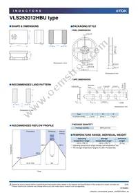 VLS252012HBU-220M Datasheet Page 3