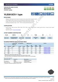 VLS3012CX-470M-1 Cover