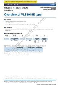VLS3015ET-6R8M Datasheet Page 3