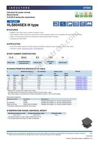 VLS6045EX-100M-H Datasheet Cover