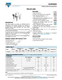 VLWR9630 Datasheet Cover