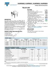 VLWR9933 Datasheet Cover