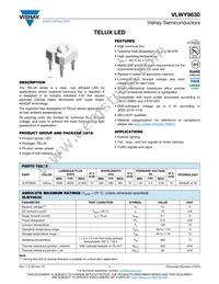 VLWY9630 Datasheet Cover