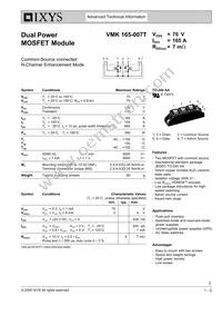 VMK165-007T Datasheet Cover