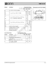 VMM45-02F Datasheet Page 2