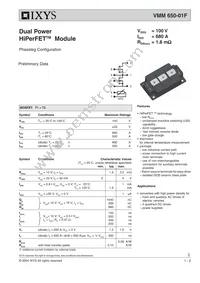 VMM650-01F Datasheet Cover