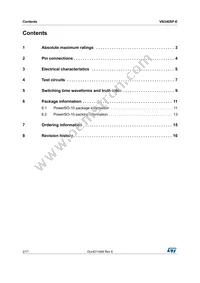 VN340SPTR-E Datasheet Page 2