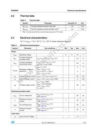 VN380SP13TR Datasheet Page 5