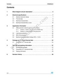 VN5025AJTR-E Datasheet Page 2