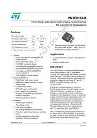 VN5E010AH-E Datasheet Cover