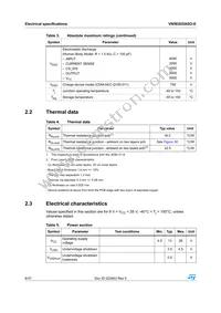 VN5E025ASOTR-E Datasheet Page 8