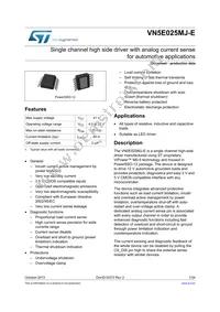 VN5E025MJ-E Datasheet Cover