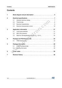 VN5T016AHTR-E Datasheet Page 2