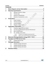 VN7003AHTR Datasheet Page 2
