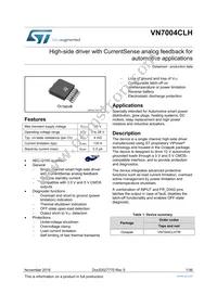 VN7004CLHTR Datasheet Cover