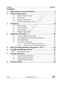 VN7007AHTR Datasheet Page 2