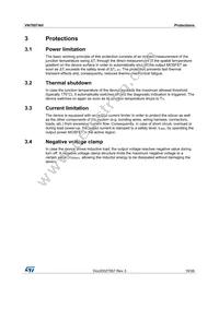 VN7007AHTR Datasheet Page 19