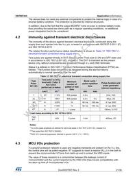 VN7007AHTR Datasheet Page 21